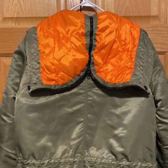 Rag & Bone Army Green GreyCoat Parka size small. New condition - Picture 9 of 11